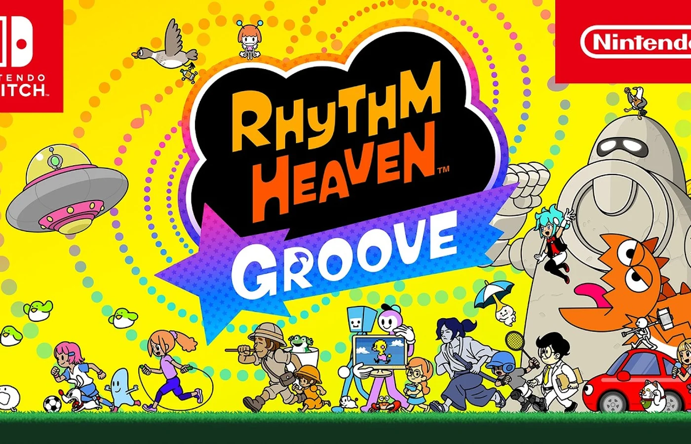 Rhythm Heaven Groove announce trailer frame